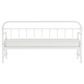 Richlands Furniture Twin Metal Slat Daybed in White, , large