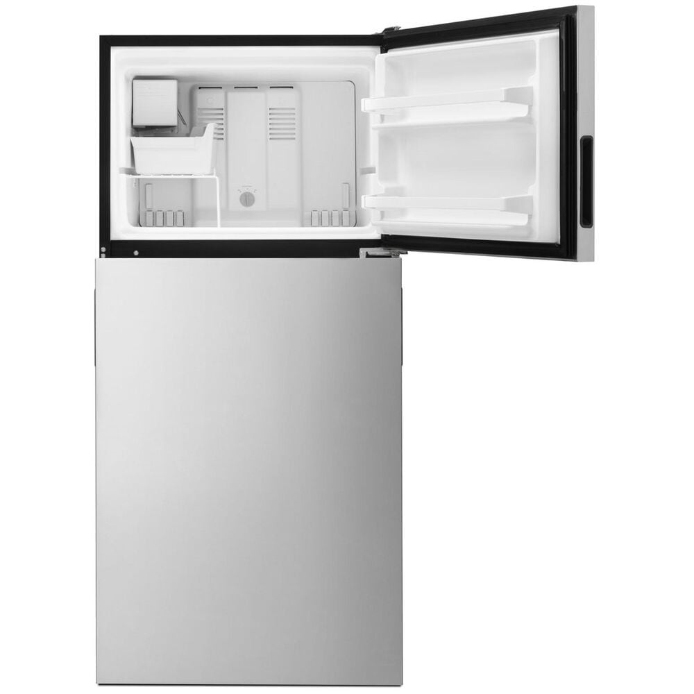 Whirlpool 30&quot; Wide 18 Cu. Ft. Top Freezer Refrigerator in Stainless Steel, , large