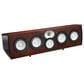Revel 3-Way Quadruple 6.5" Center Channel Loudspeaker in Walnut, , large
