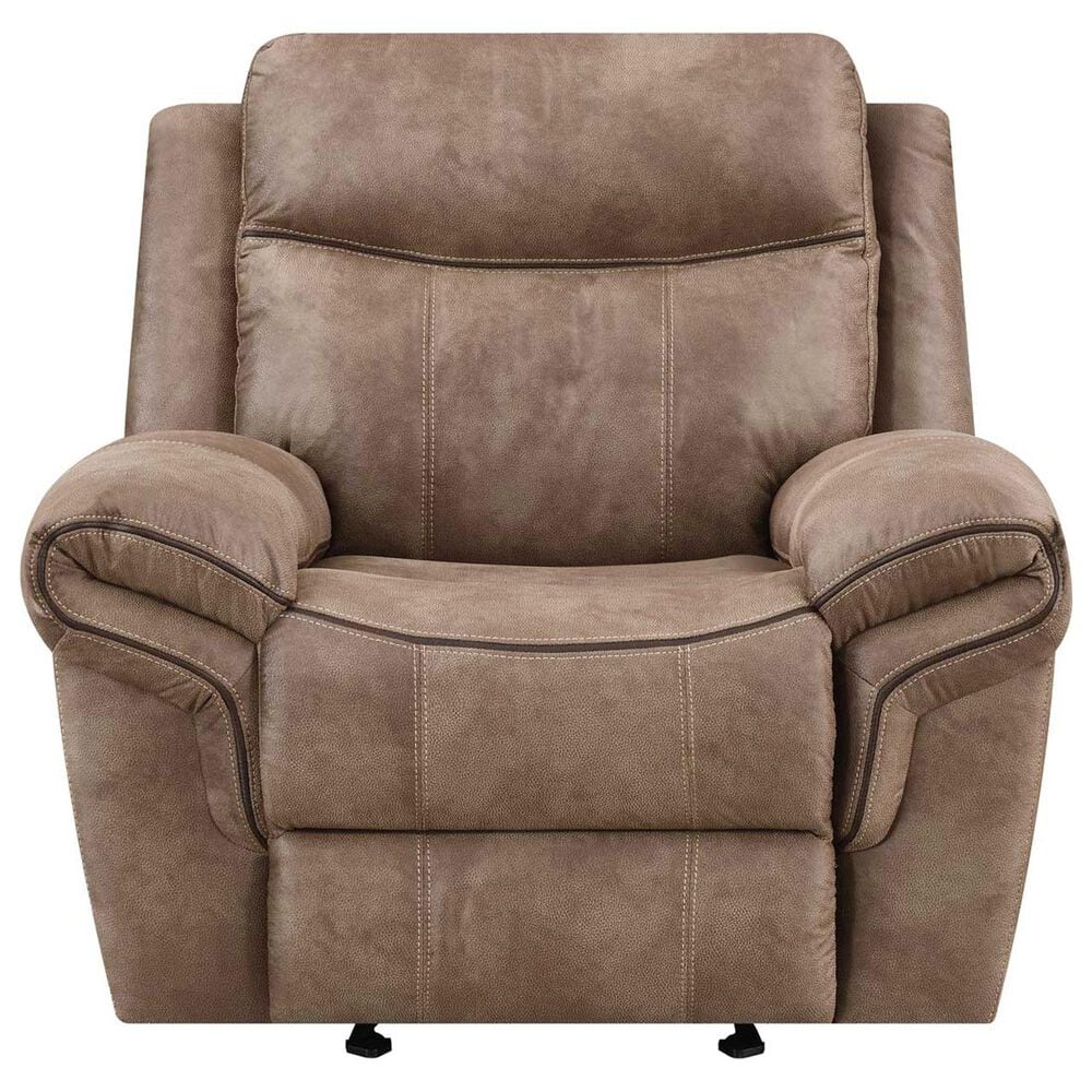 Steve Silver Nashville Manual Glider Recliner in Cocoa, , large