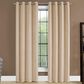 Monarch Specialties 54" x 84" Curtain Panel in Beige (Set of 2), , large