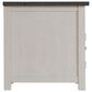 Martin Svensson Home Monterey Power Chairside Table in White Stain and Grey, , large