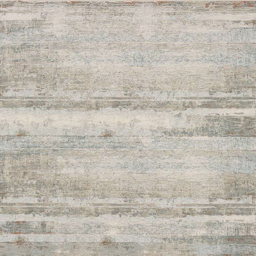 Karastan Solitude Silk Road 10&#39; x 14&#39; Cream Dark Grey Area Rug, , large