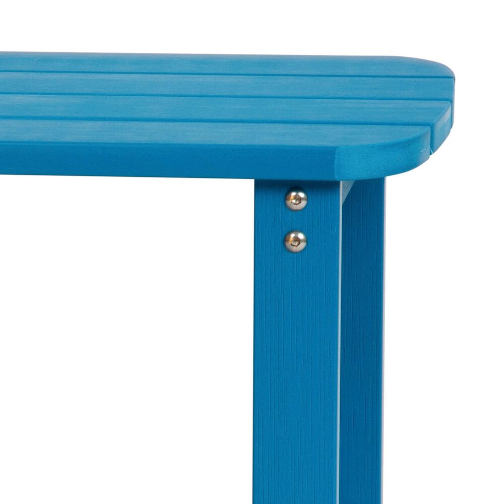 Flash Furniture Charlestown 3-Piece Adirondack Set in Blue, , large