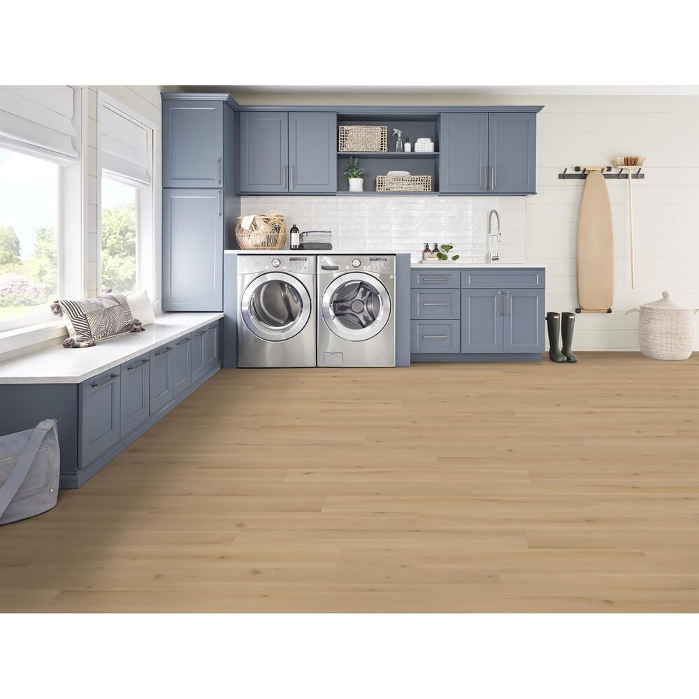 Mannington Adura Max Swiss Oak Almond 7&quot; x 48&quot; Vinyl Plank, , large