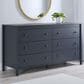 Ashley Simmenfort 6-Drawer Dresser in Navy Blue, , large