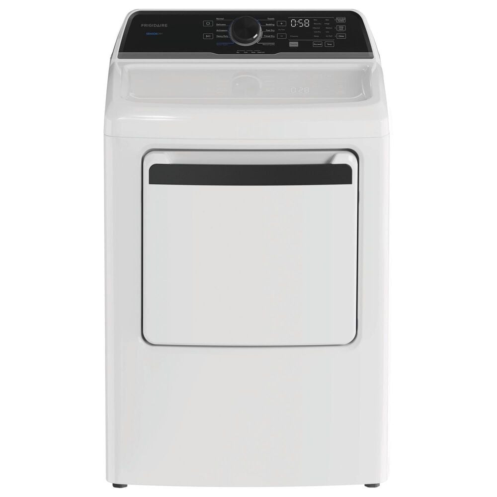 Frigidaire 7 Cu. Ft. Electric Top Load Dryer in White, , large
