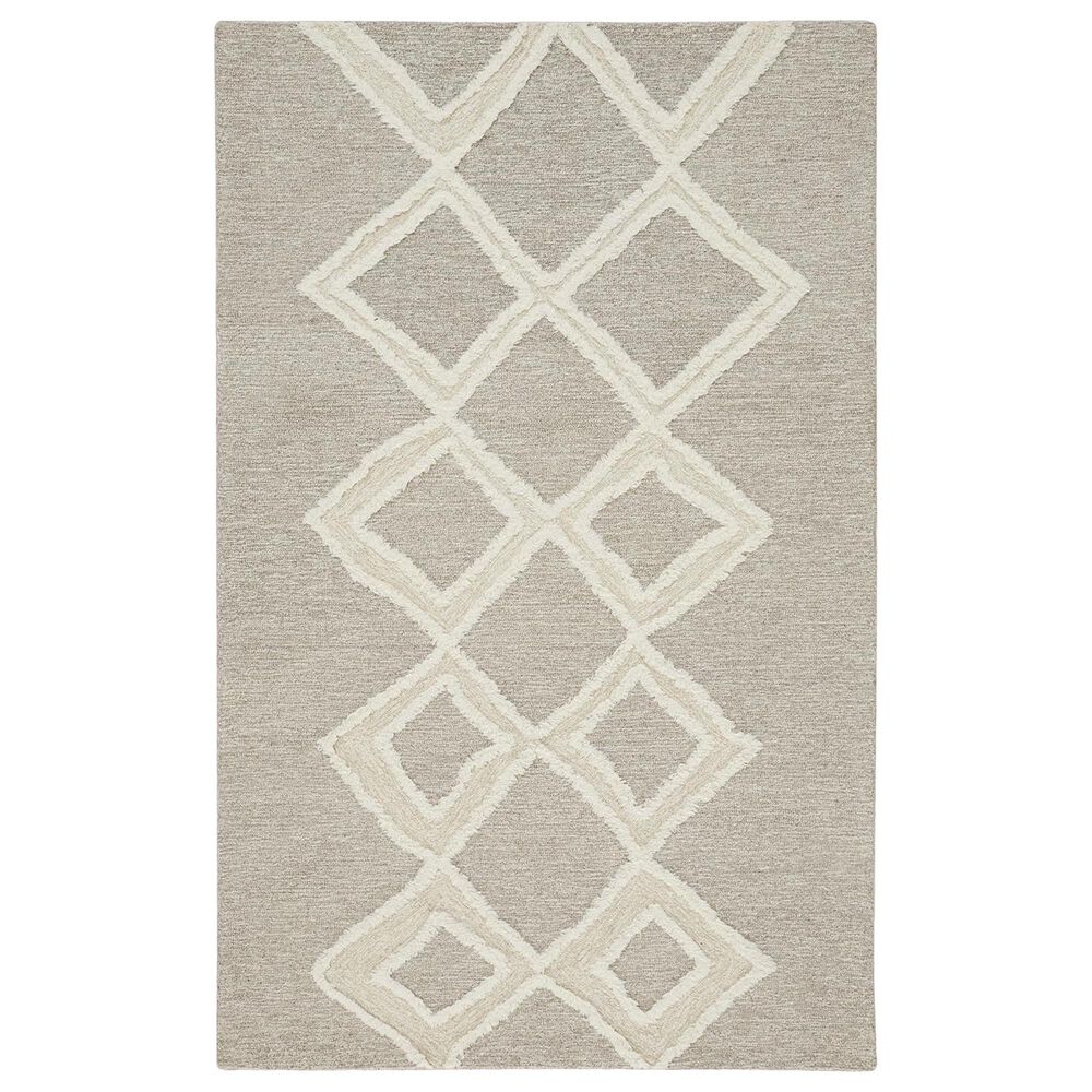 Feizy Anica 4" x 6" Brown Area Rug, , large
