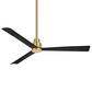 Minka-Aire Simple 52" Indoor/Outdoor Ceiling Fan in Soft Brass, , large