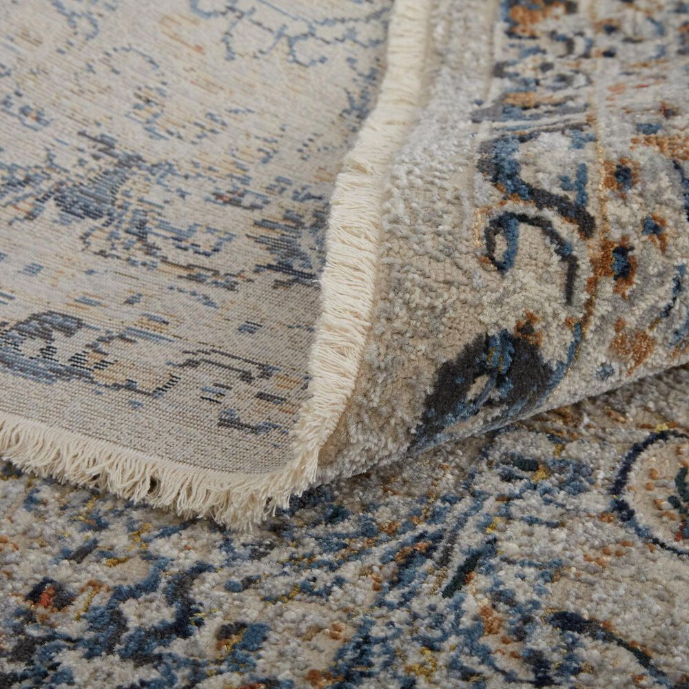Feizy Kaia 7&#39;10&quot; x 9&#39;6&quot; Blue and Multicolor Area Rug, , large