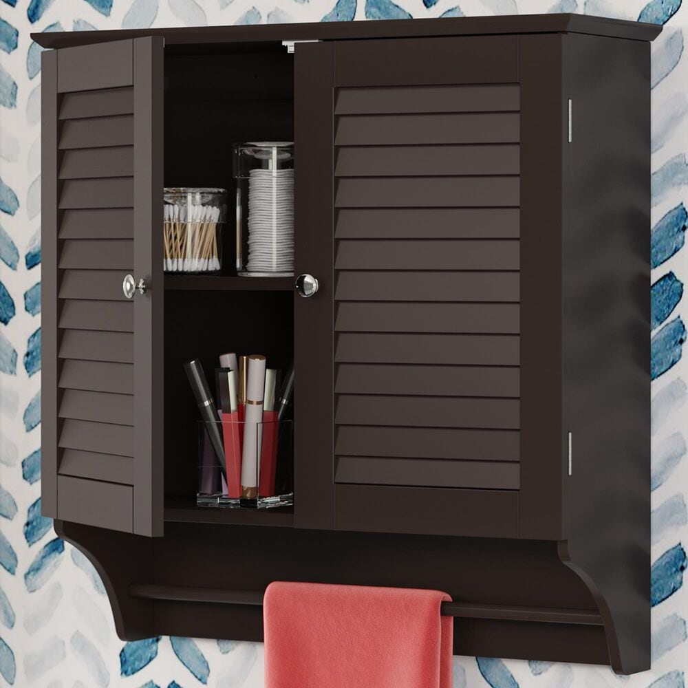 RiverRidge Home Ellsworth 2-Door Wall Cabinet in Espresso, , large