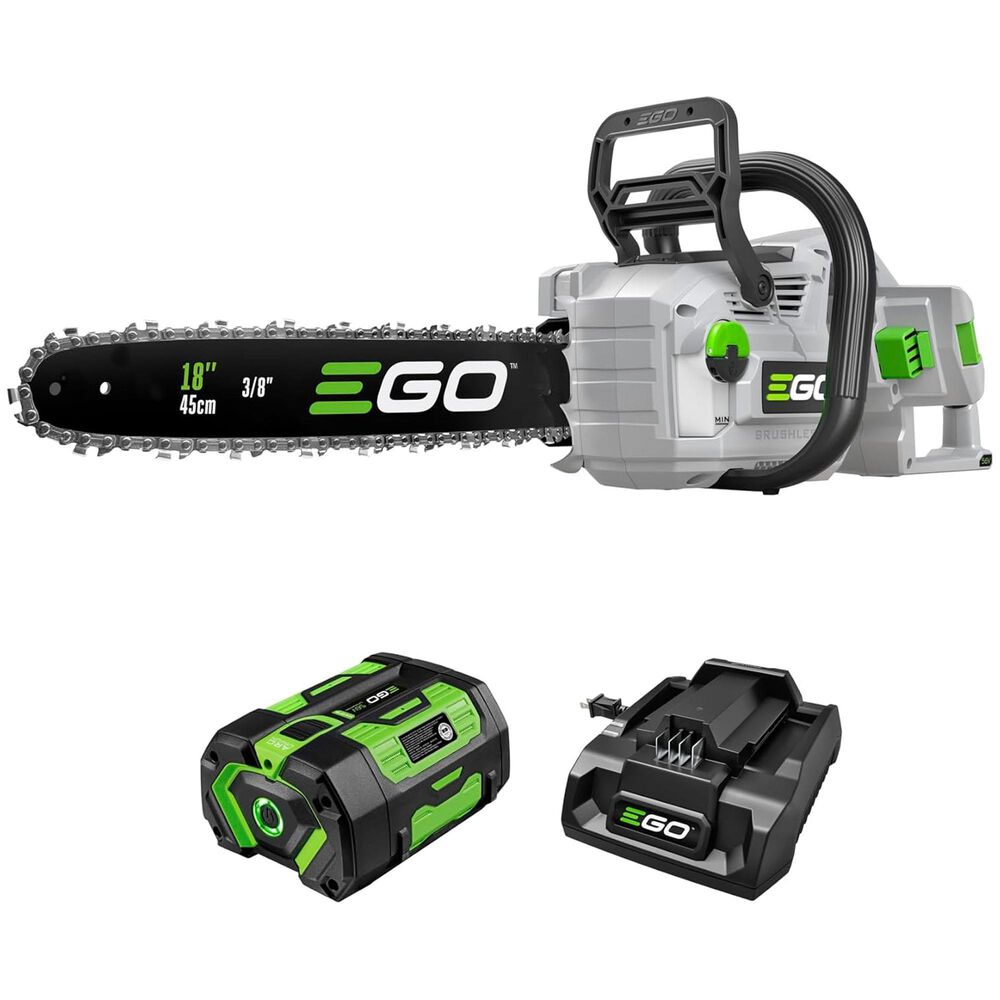 EGO Power+ 18" Chain Saw in Black and Gray, , large