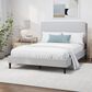 The Monday Company Full Upholstered Bed in Gray, , large