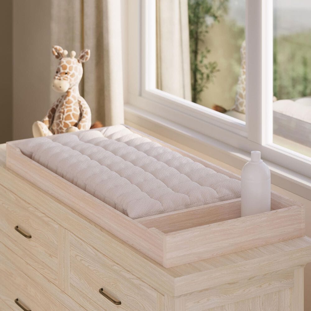 Eastern Shore Westfield Changer Tray Top in Brushed White, , large