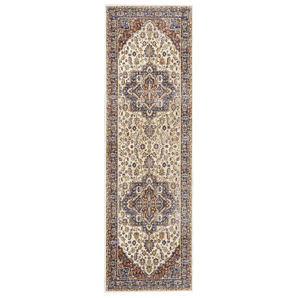 Nourison Lagos LAG01 2"3" x 7"6" Cream Runner, , large