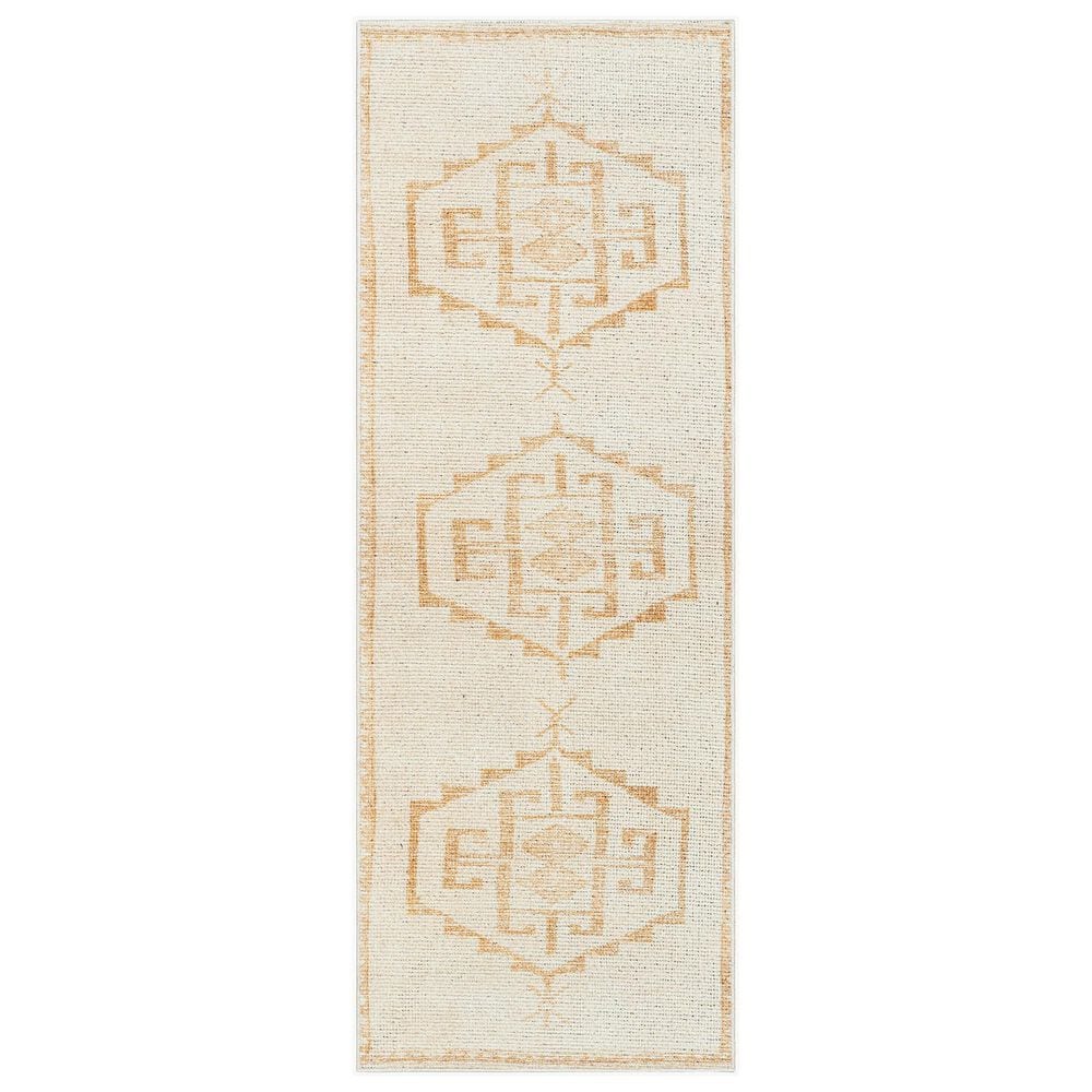 Surya Solana 2"7" x 7"3" Ivory and Burnt Orange Runner, , large
