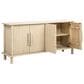 Jennifer Taylor Home Milo 4-Door Sideboard in Light Natural Cerused, , large