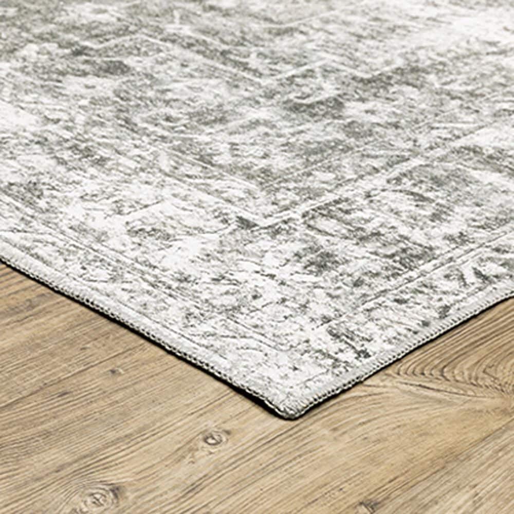 Oriental Weavers Malibu 3&#39;6&quot; x 5&#39;6&quot; Grey and Ivory Area Rug, , large