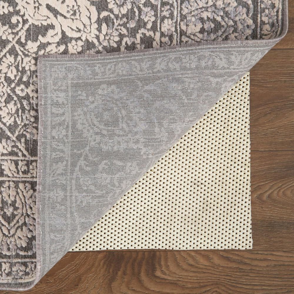 Feizy Thackery 7&#39;10&quot; x 9&#39;10&quot; Charcoal and White Area Rug, , large