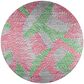 Dalyn Rug Company Sedona 4" Round Fruity Indoor/Outdoor Area Performance Rug, , large