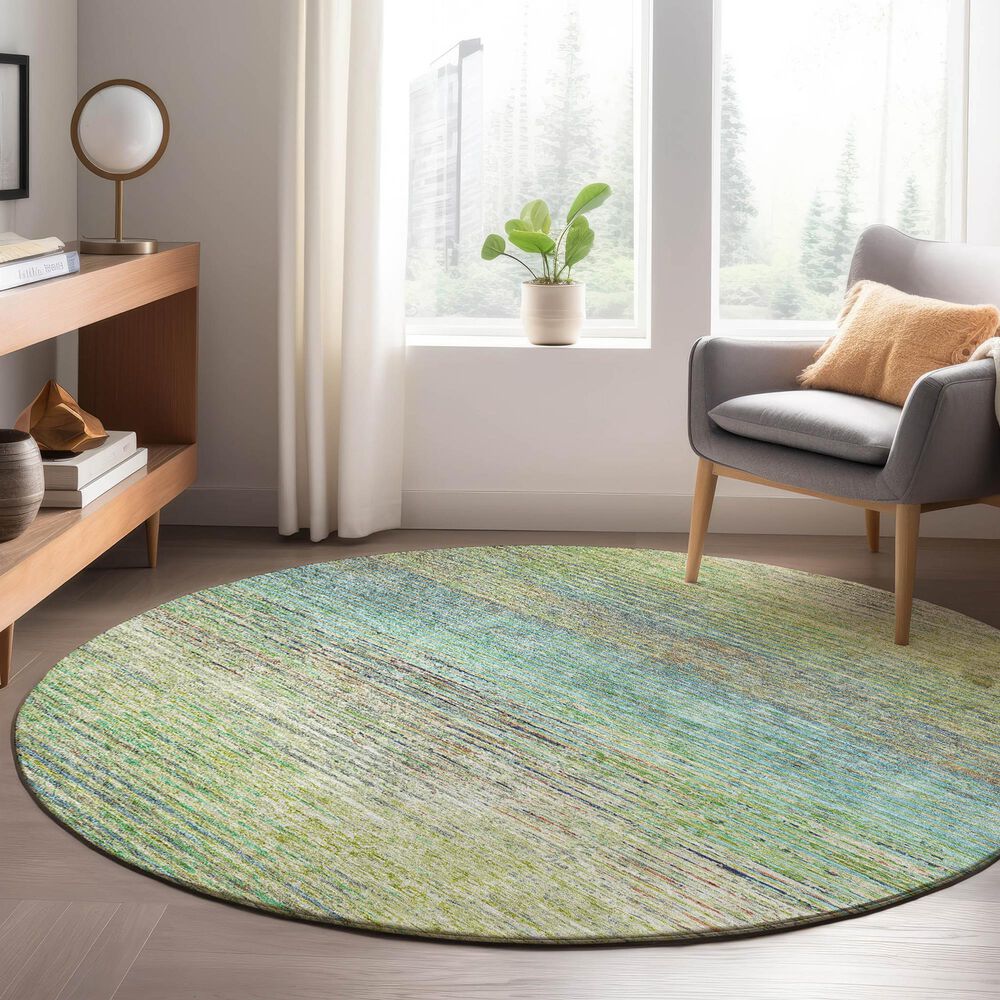 Dalyn Rug Company Trevi TV1 8&#39; Round Aloe Area Rug, , large