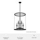 Hunter Briargrove Large Foyer Light in Matte Black, , large