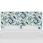 Skyline Furniture Elly California King Headboard in Peacock Blue and White, , large