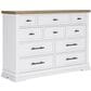 Ashley Ashbryn Dresser in White and Natural, , large