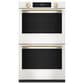 KitchenAid 30" Smart Double Wall Oven with Assisted Cook Cycles in Porcelain White, , large