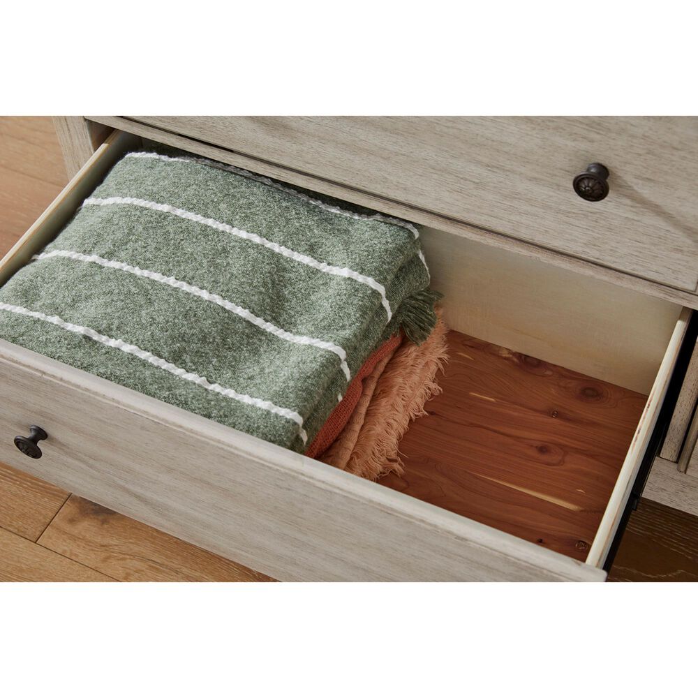 Riva Ridge Provence 5-Piece King Bedroom Set in Linen, , large