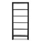 Four Hands Warby 5-Shelf Bookcase in Worn Black, , large