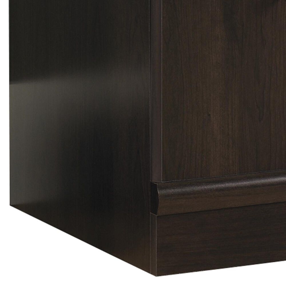 Sauder Computer Desk with Keyboard Tray in Cinnamon Cherry, , large