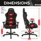 Techni Sport Echo Gaming Chair in Black, , large