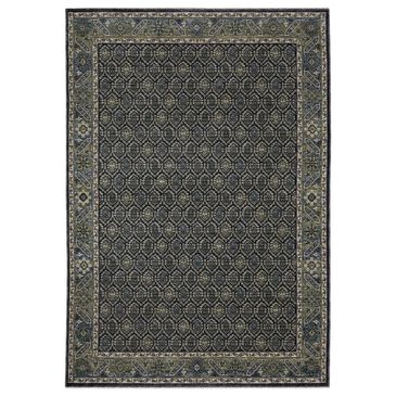 Oriental Weavers Eliana Blue and Green 5"3" x 7"6" Area Rug, , large