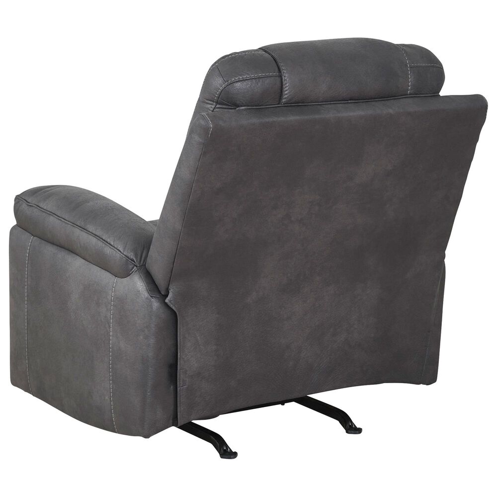 Ashley Stockworth Manual Rocker Recliner in Granite, , large