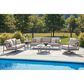 Ashley Ocean Beach Stationary Loveseat with Cushions in Gray, , large