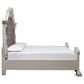 Millenium Bruchandi Queen Upholstered Panel Bed in Antiqued White, , large