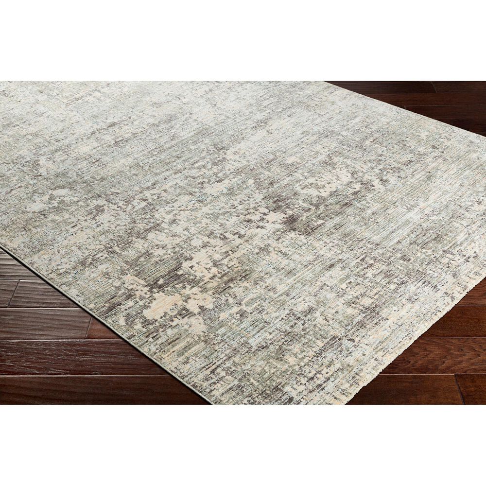Surya Presidential PDT-2303 7&#39;9&quot; x 10&#39;3&quot; Blue, Gray and Orange Area Rug, , large