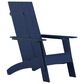 Flash Furniture Sawyer Adirondack Chair in Navy Blue, , large