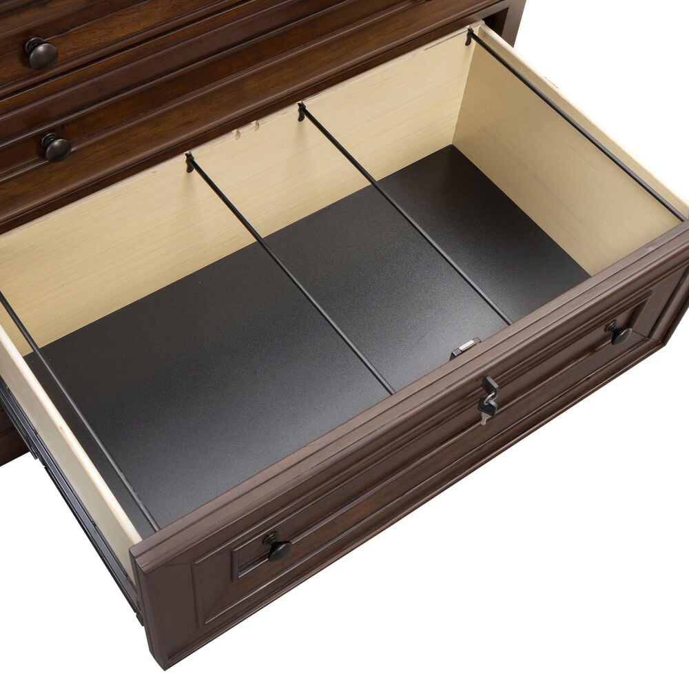 Riva Ridge Arlington Workstation Combo File in Classic Brown, , large