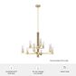 Hunter Gatz 9-Light Chandelier in Alturas Gold, , large