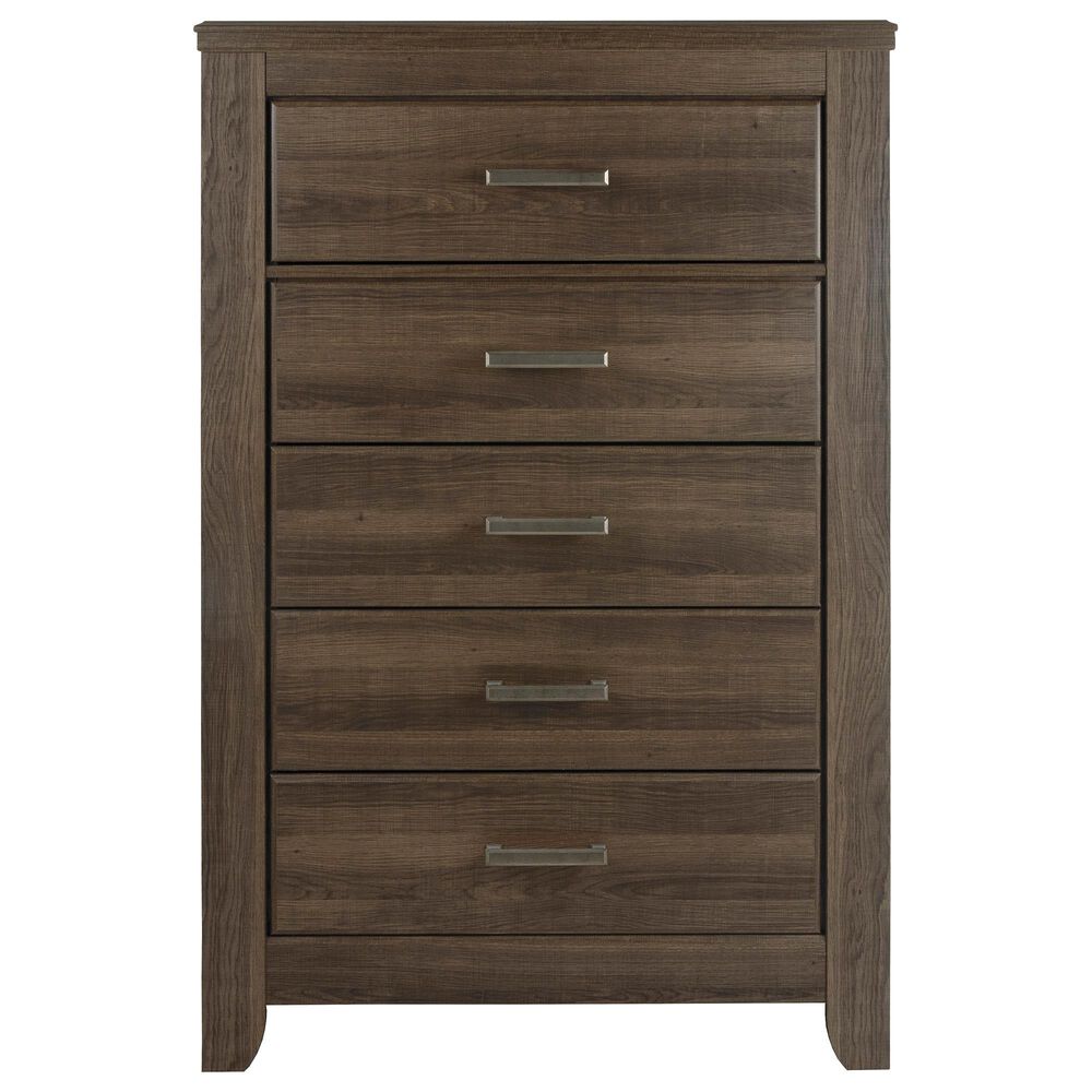 Ashley Juararo 5 Drawer Chest in Dark Brown, , large