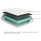 Ashley Chime 8" Memory Foam Medium Twin Mattress, , large