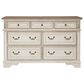 Ashley Realyn 5-Piece Queen Panel Bedroom Set in Chipped White, , large