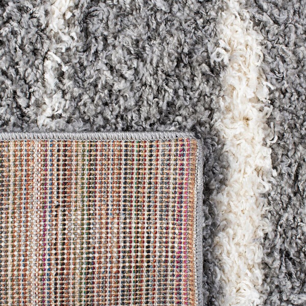 Safavieh Venus Shag VNS603J 4&#39; x 6&#39; Grey and Ivory Area Rug, , large