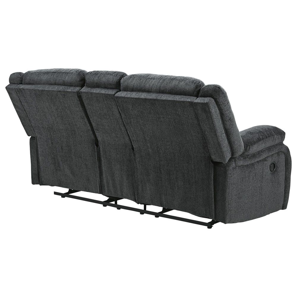 Ashley Draycoll Manual Reclining Sofa and Loveseat Set in Slate, , large