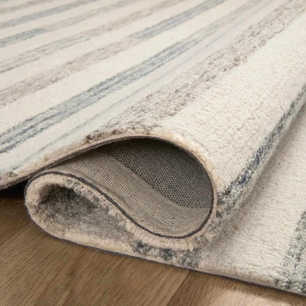 Chris Loves Julia x Loloi Chris 2&#39;6&quot; x 7&#39;6&quot; Ivory and Slate Runner, , large