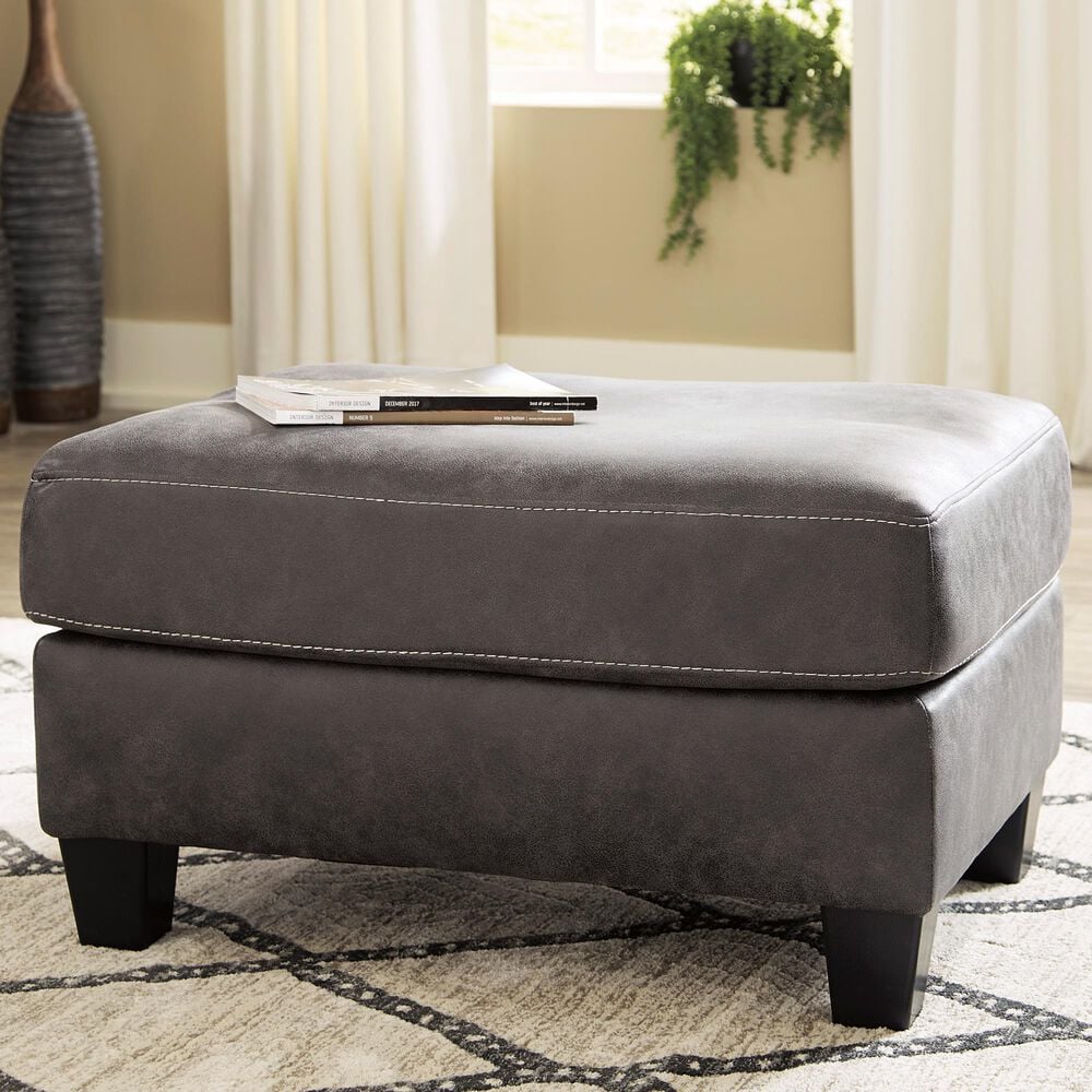 Signature Design by Ashley Venaldi Ottoman in Gunmetal, , large