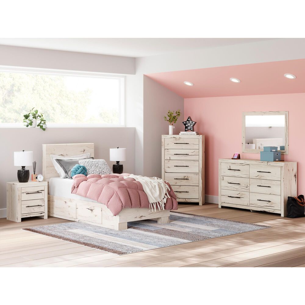 Ashley Lawroy 5-Drawer Chest in Light Natural, , large