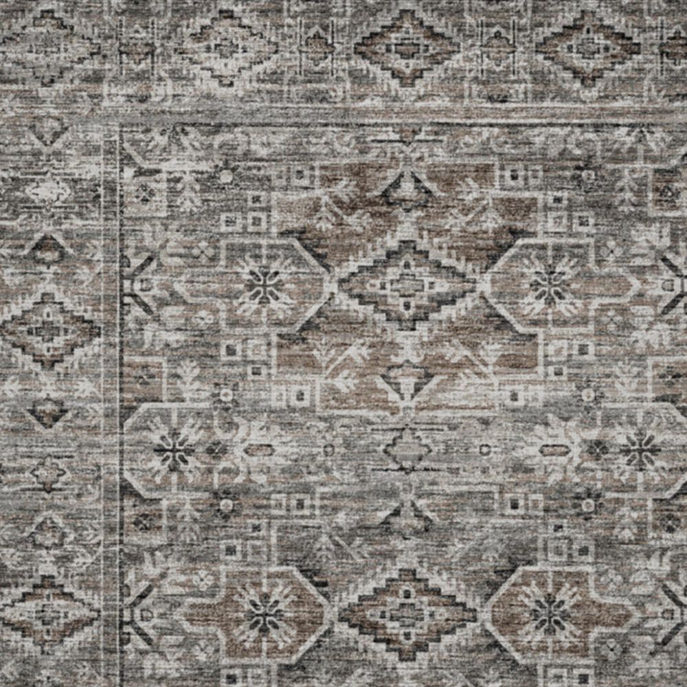 Dalyn Rug Company Tuscany 2&#39;6&quot; x 10&#39; Gray Indoor/Outdoor Runner, , large